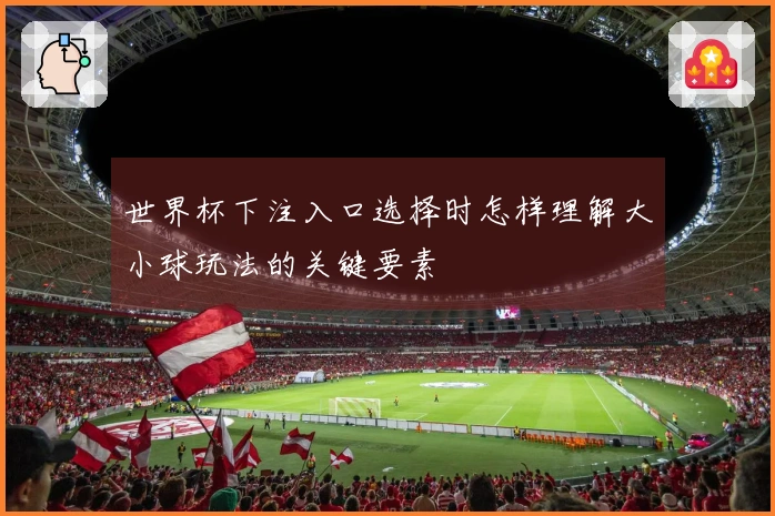 世界杯下注入口选择时怎样理解大小球玩法的关键要素